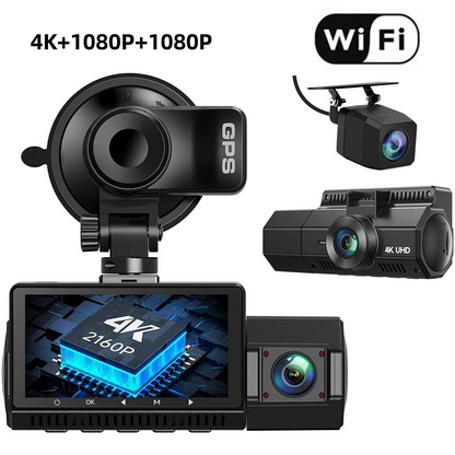 Dashcam WiFi 4K Professionale per Camion