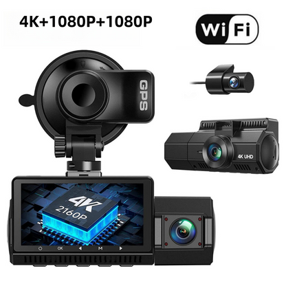 Dashcam WiFi 4K Professionale per Camion