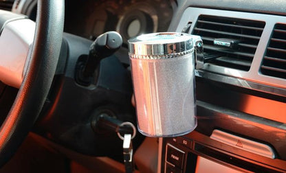 Car Ashtray with Colorful Design